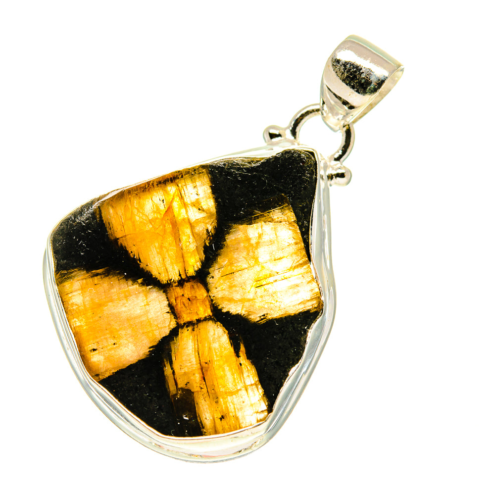 Chiastolite Pendants handcrafted by Anasilvercos - PD760574