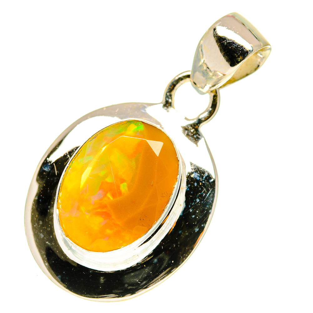 Ethiopian Opal Pendants handcrafted by Anasilvercos - PD760589