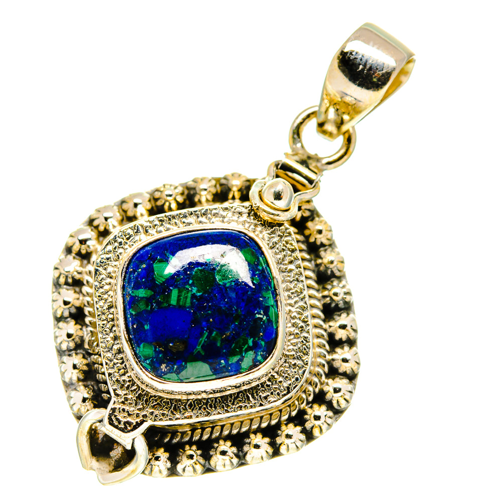 Azurite Pendants handcrafted by Anasilvercos - PD760600