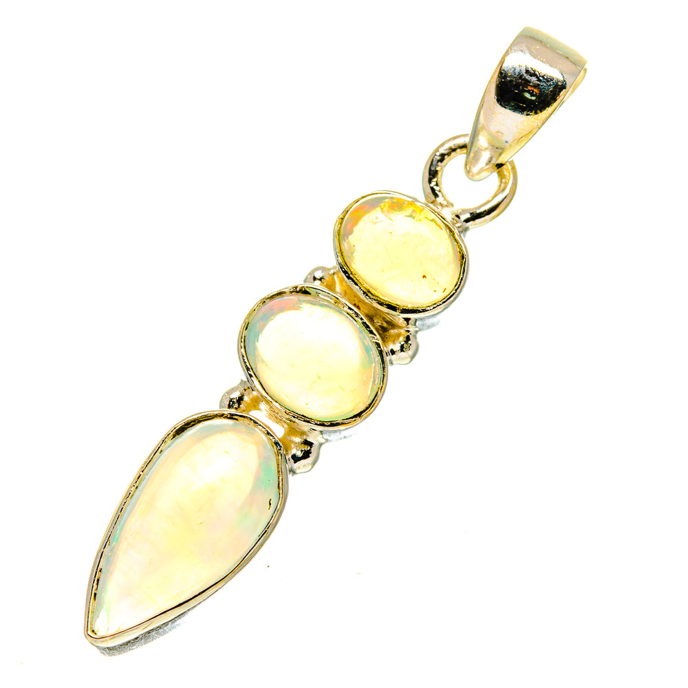 Ethiopian Opal Pendants handcrafted by Anasilvercos - PD760616