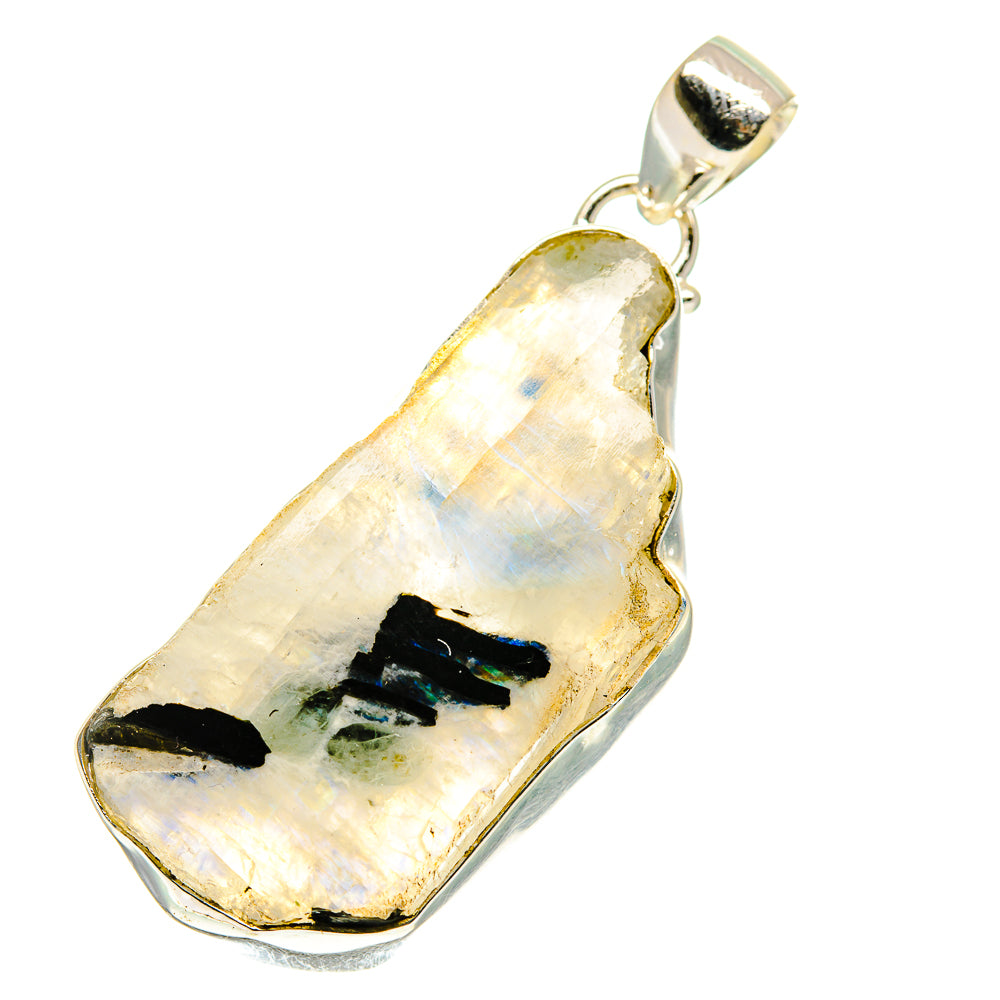Rainbow Moonstone Pendants handcrafted by Anasilvercos - PD760622