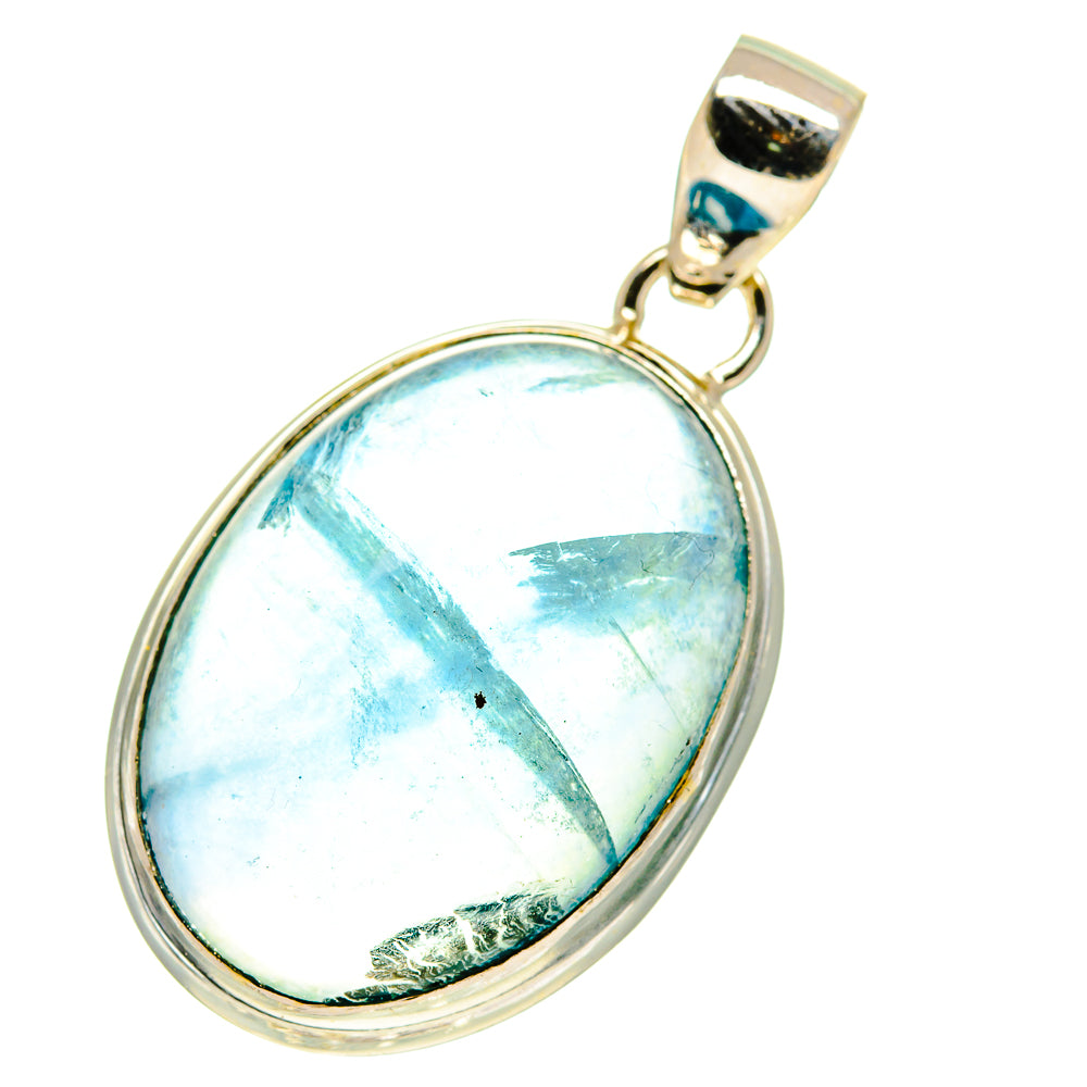 Blue Fluorite Pendants handcrafted by Anasilvercos - PD760623