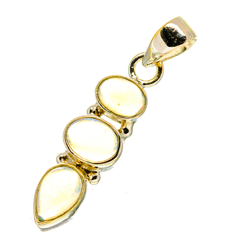Ethiopian Opal Pendants handcrafted by Anasilvercos - PD760628