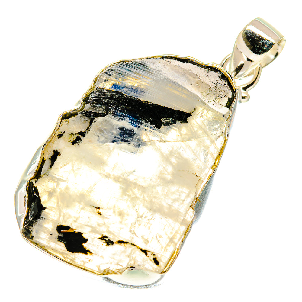 Rainbow Moonstone Pendants handcrafted by Anasilvercos - PD760630