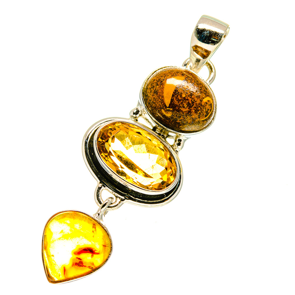 Citrine Pendants handcrafted by Anasilvercos - PD760634