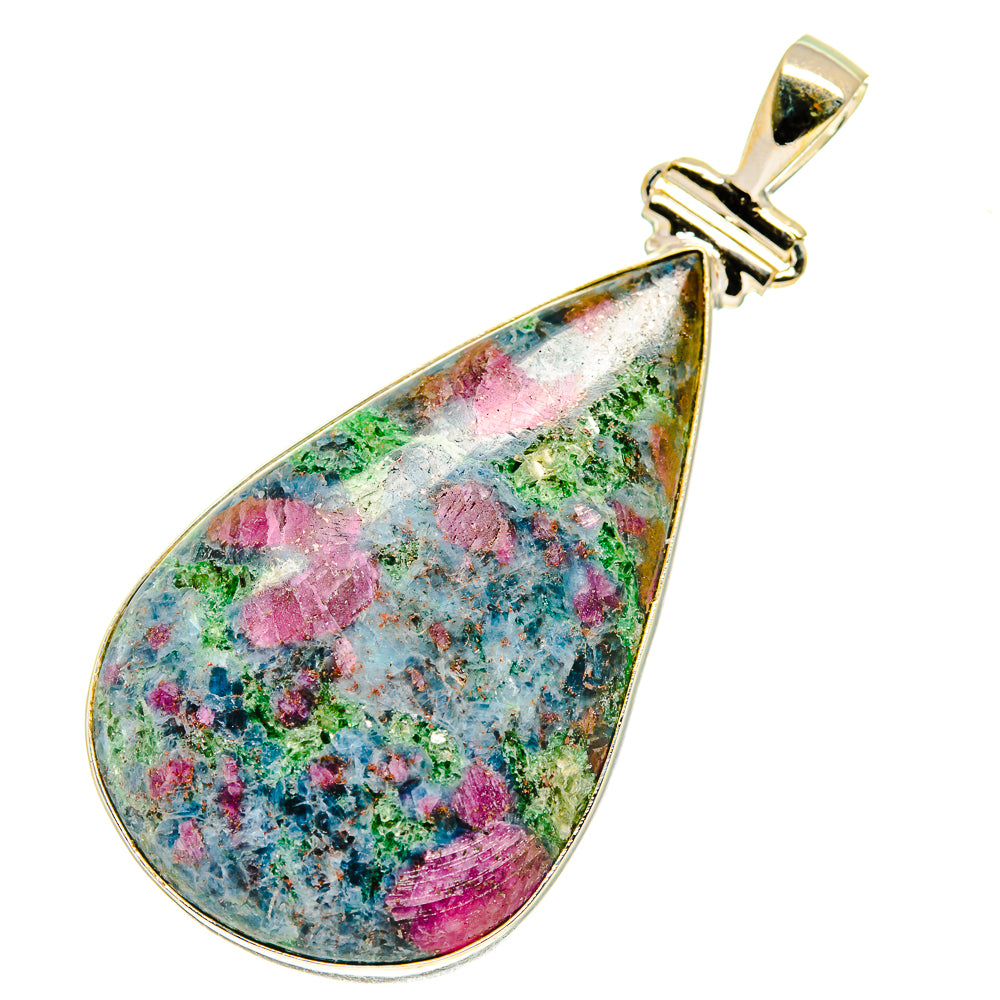 Ruby Fuchsite Pendants handcrafted by Anasilvercos - PD760653
