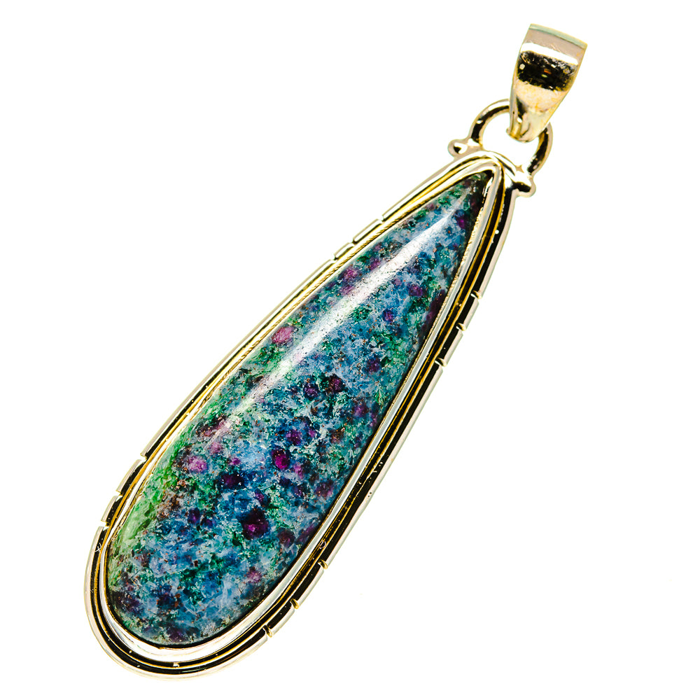 Ruby Fuchsite Pendants handcrafted by Anasilvercos - PD760665