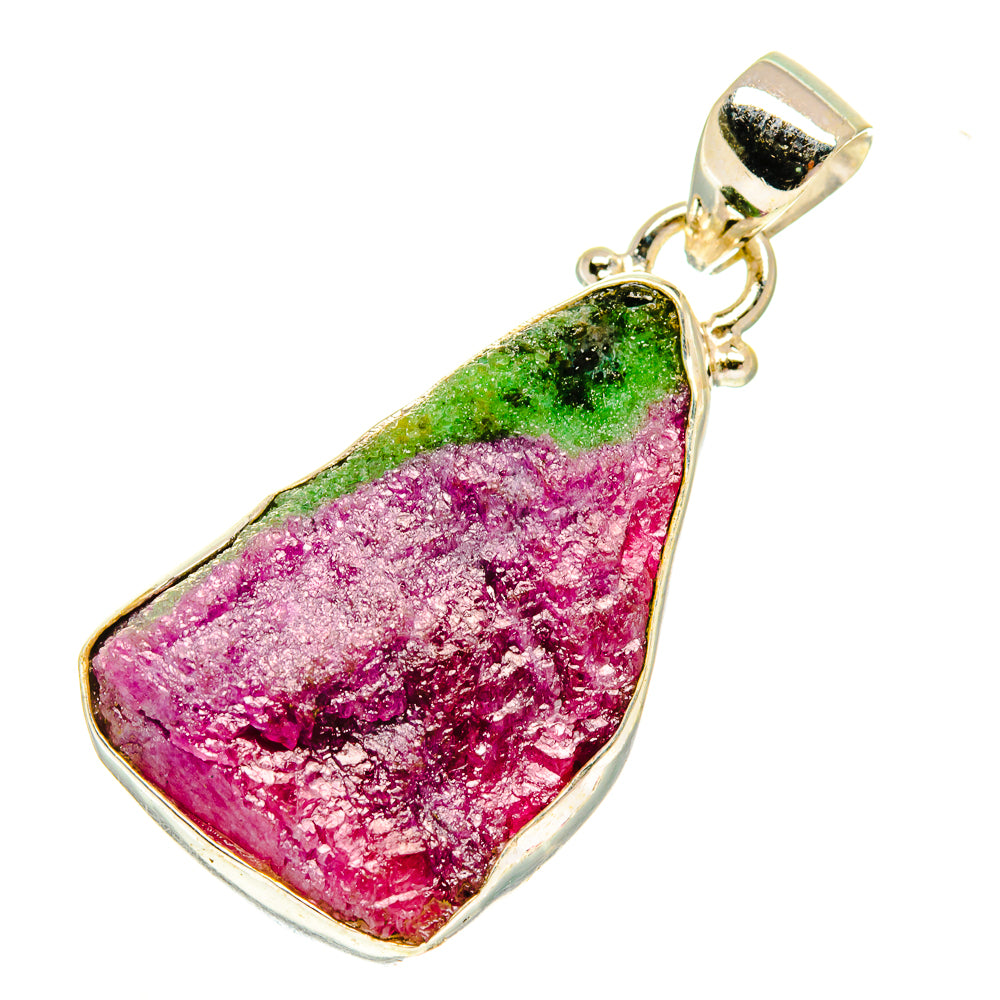 Ruby Zoisite Pendants handcrafted by Anasilvercos - PD760681