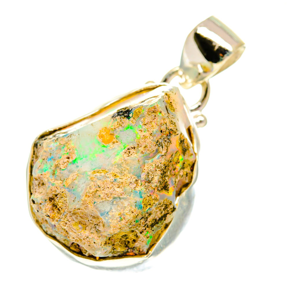 Ethiopian Opal Pendants handcrafted by Anasilvercos - PD760688