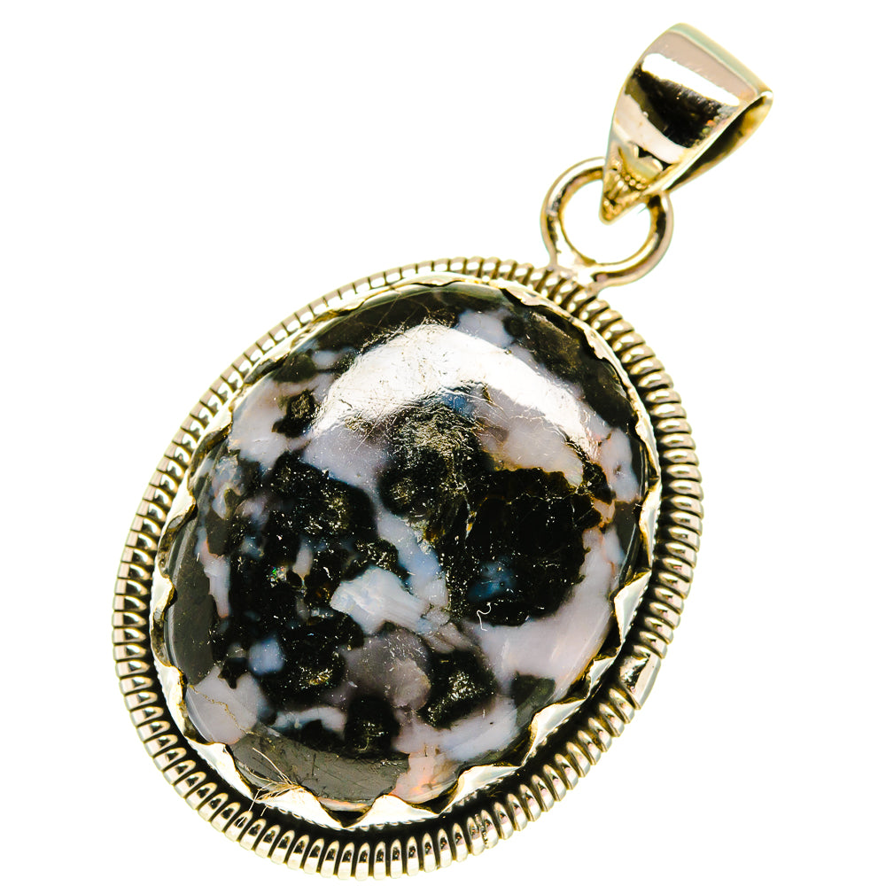 Gabbro Stone Pendants handcrafted by Anasilvercos - PD760699