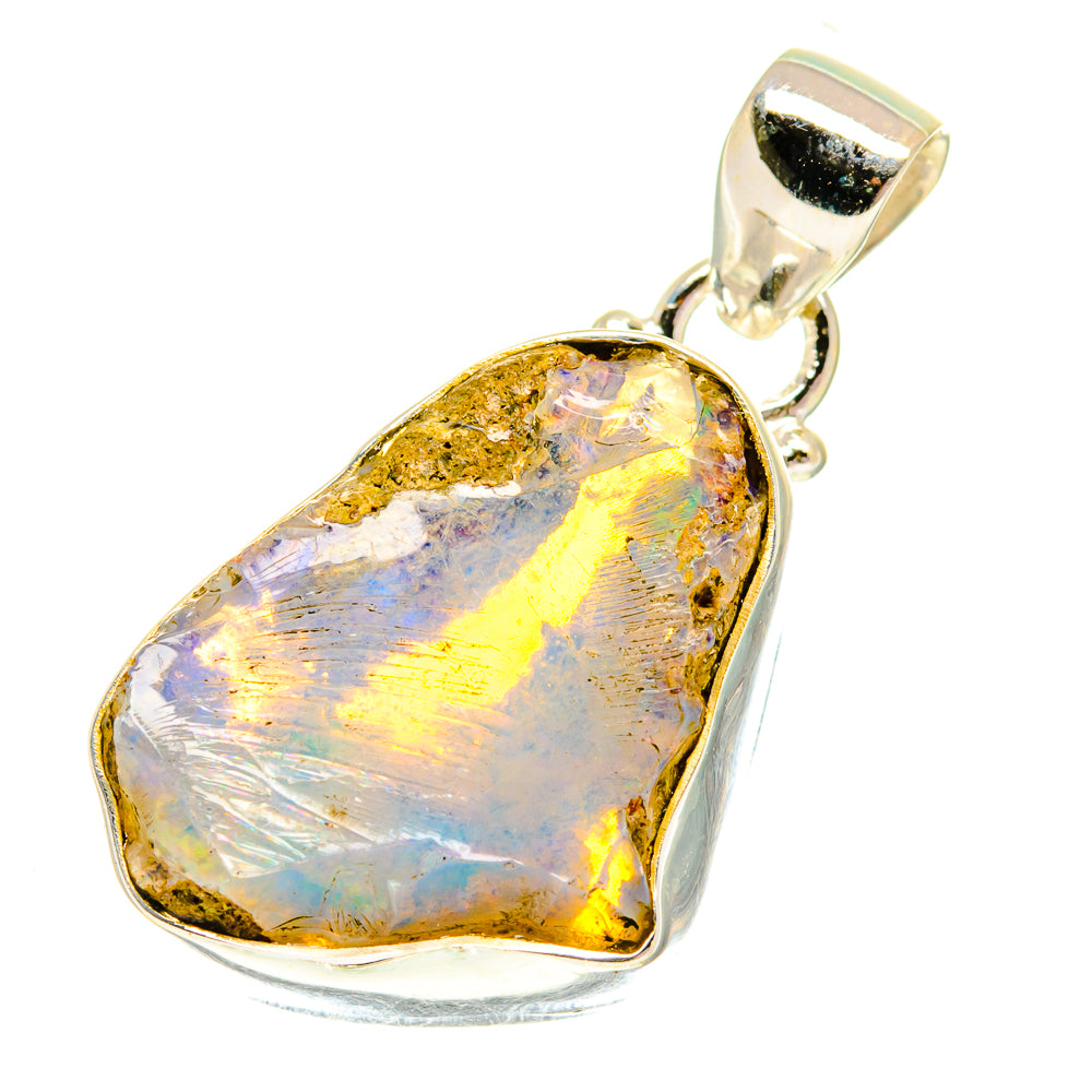 Ethiopian Opal Pendants handcrafted by Anasilvercos - PD760702