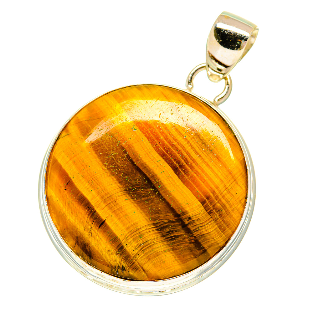 Tiger Eye Pendants handcrafted by Anasilvercos - PD760710
