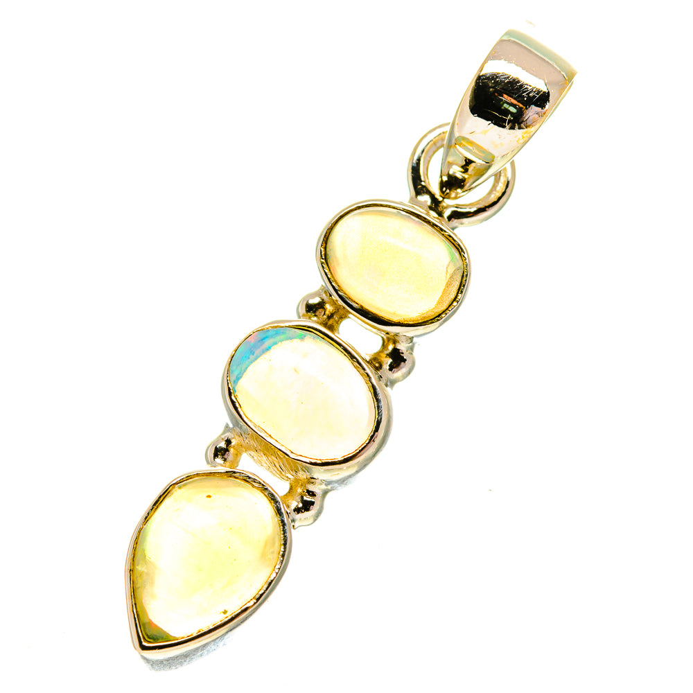 Ethiopian Opal Pendants handcrafted by Anasilvercos - PD760711