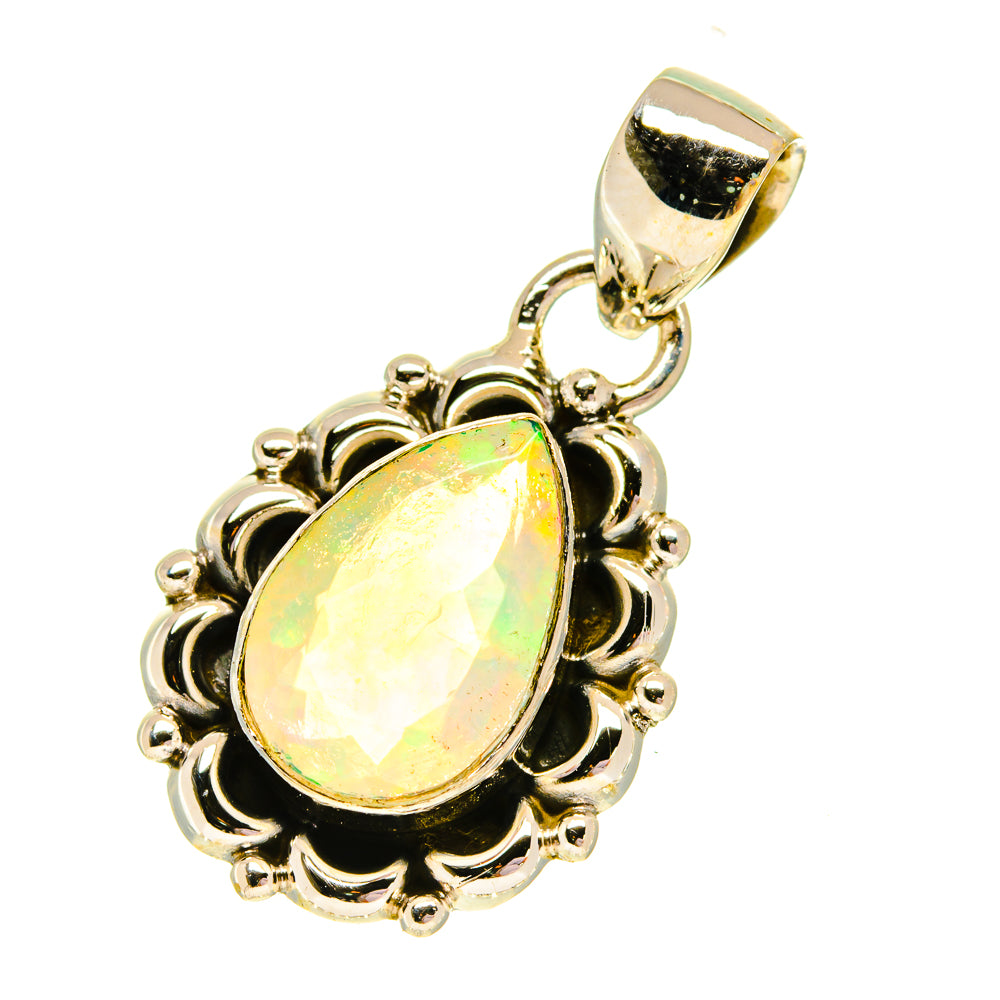 Ethiopian Opal Pendants handcrafted by Anasilvercos - PD760713