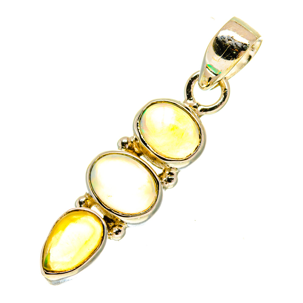 Ethiopian Opal Pendants handcrafted by Anasilvercos - PD760715