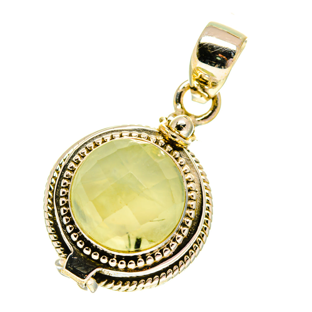 Prehnite Pendants handcrafted by Anasilvercos - PD760719