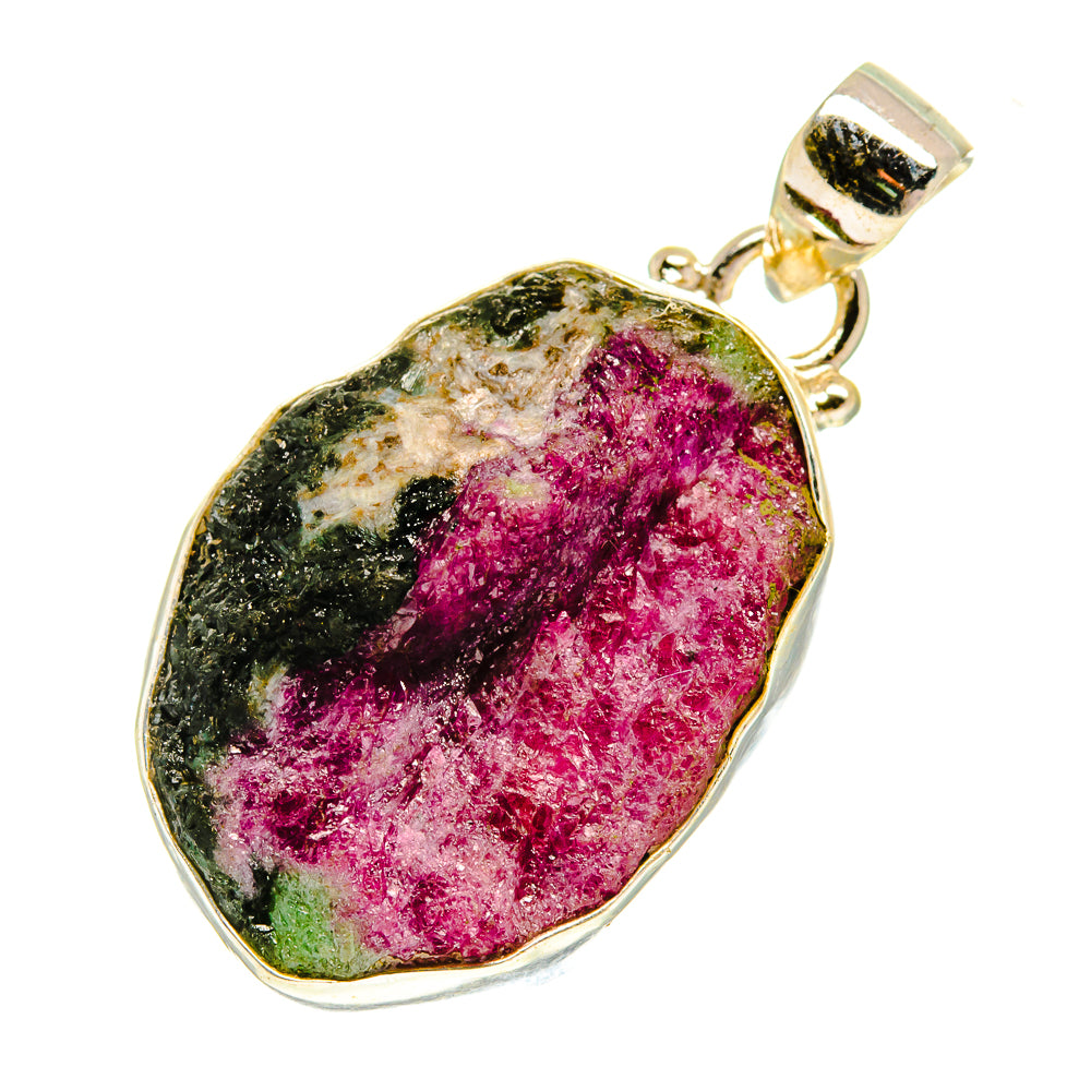 Ruby Zoisite Pendants handcrafted by Anasilvercos - PD760728