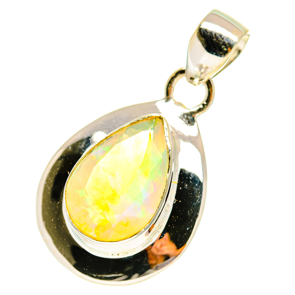 Ethiopian Opal Pendants handcrafted by Anasilvercos - PD760736