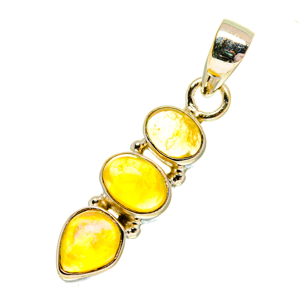 Ethiopian Opal Pendants handcrafted by Anasilvercos - PD760740