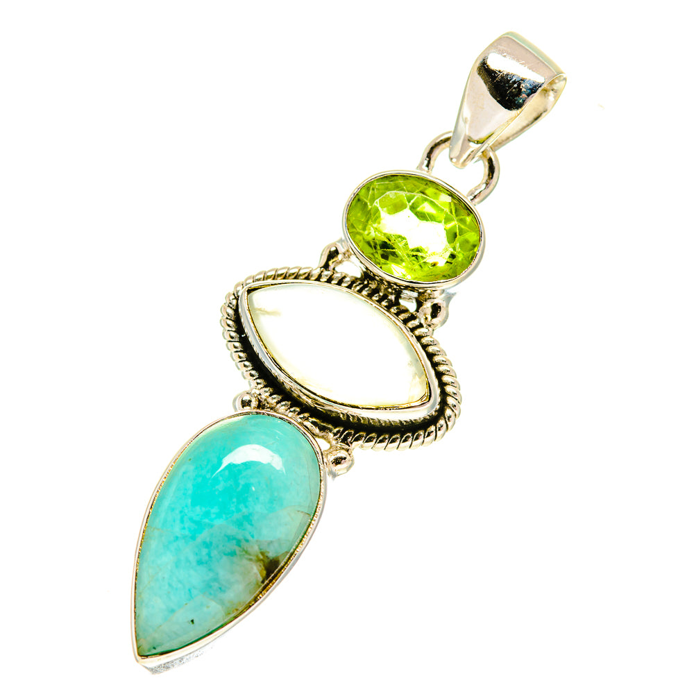 Peruvian Opal Pendants handcrafted by Anasilvercos - PD760741