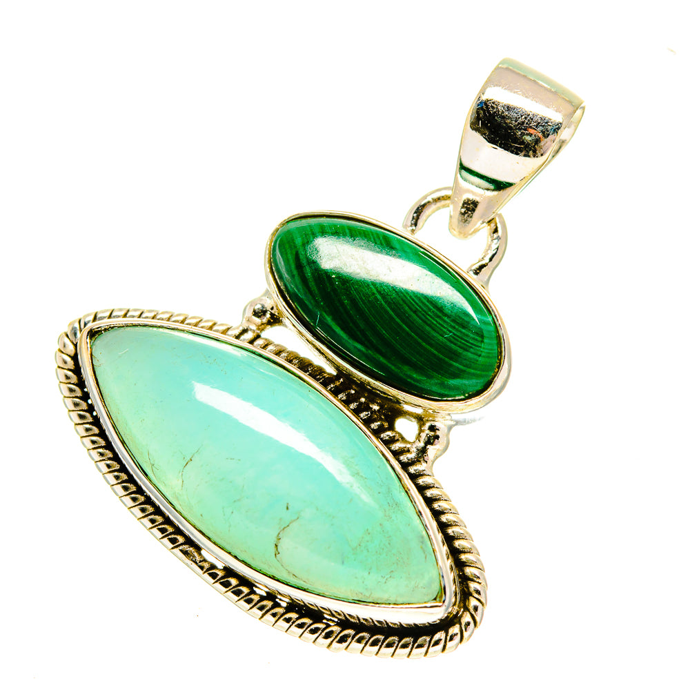 Peruvian Opal Pendants handcrafted by Anasilvercos - PD760746