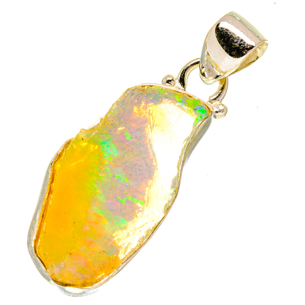 Ethiopian Opal Pendants handcrafted by Anasilvercos - PD760753