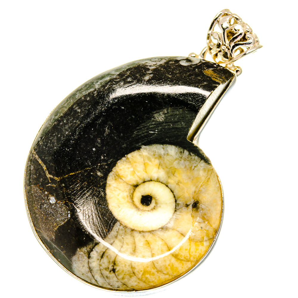 Orthoceras Fossil Pendants handcrafted by Anasilvercos - PD760795