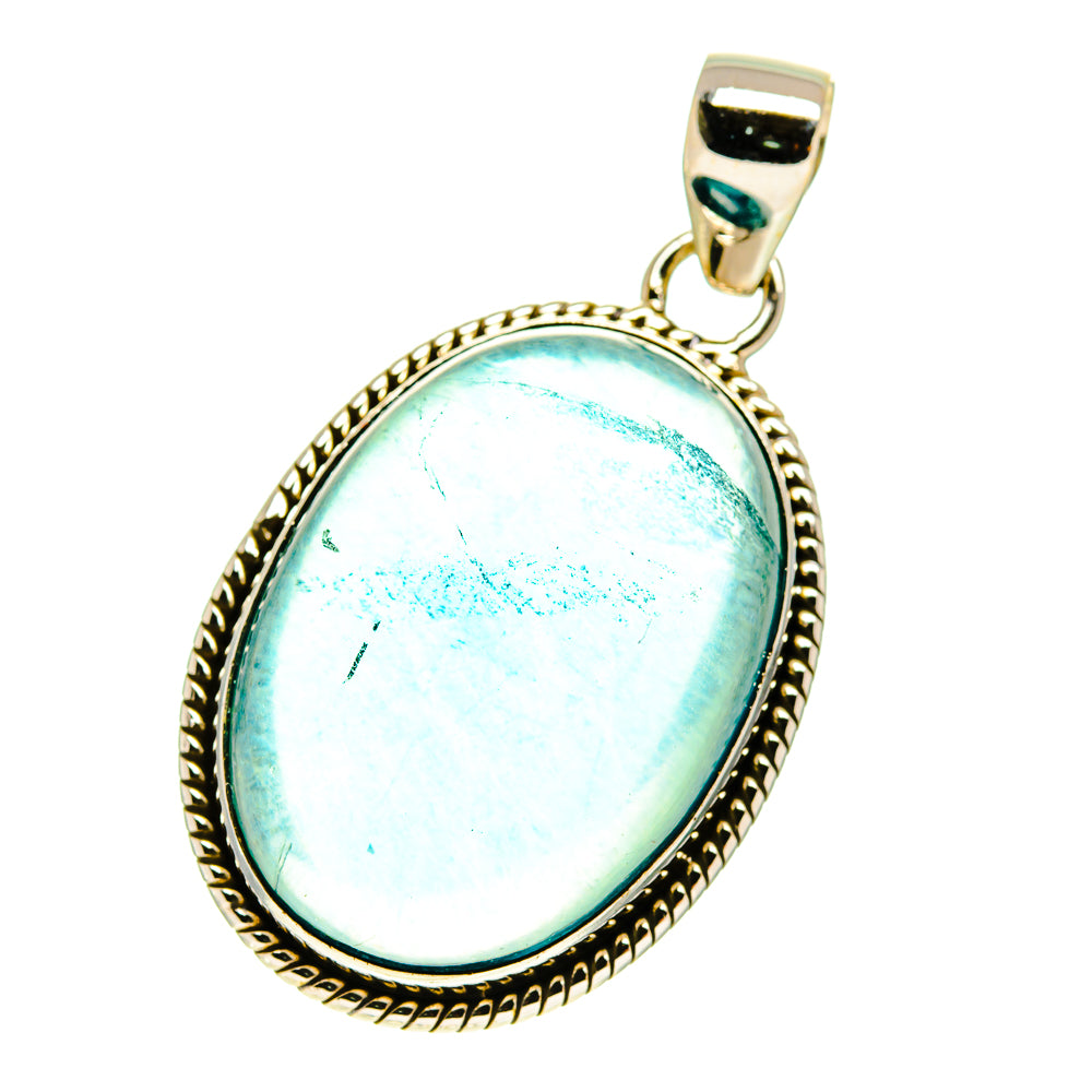 Blue Fluorite Pendants handcrafted by Anasilvercos - PD760801