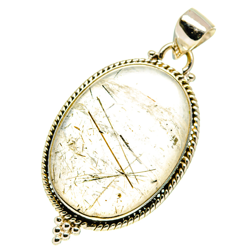 Tourmalinated Quartz Pendants handcrafted by Anasilvercos - PD760802