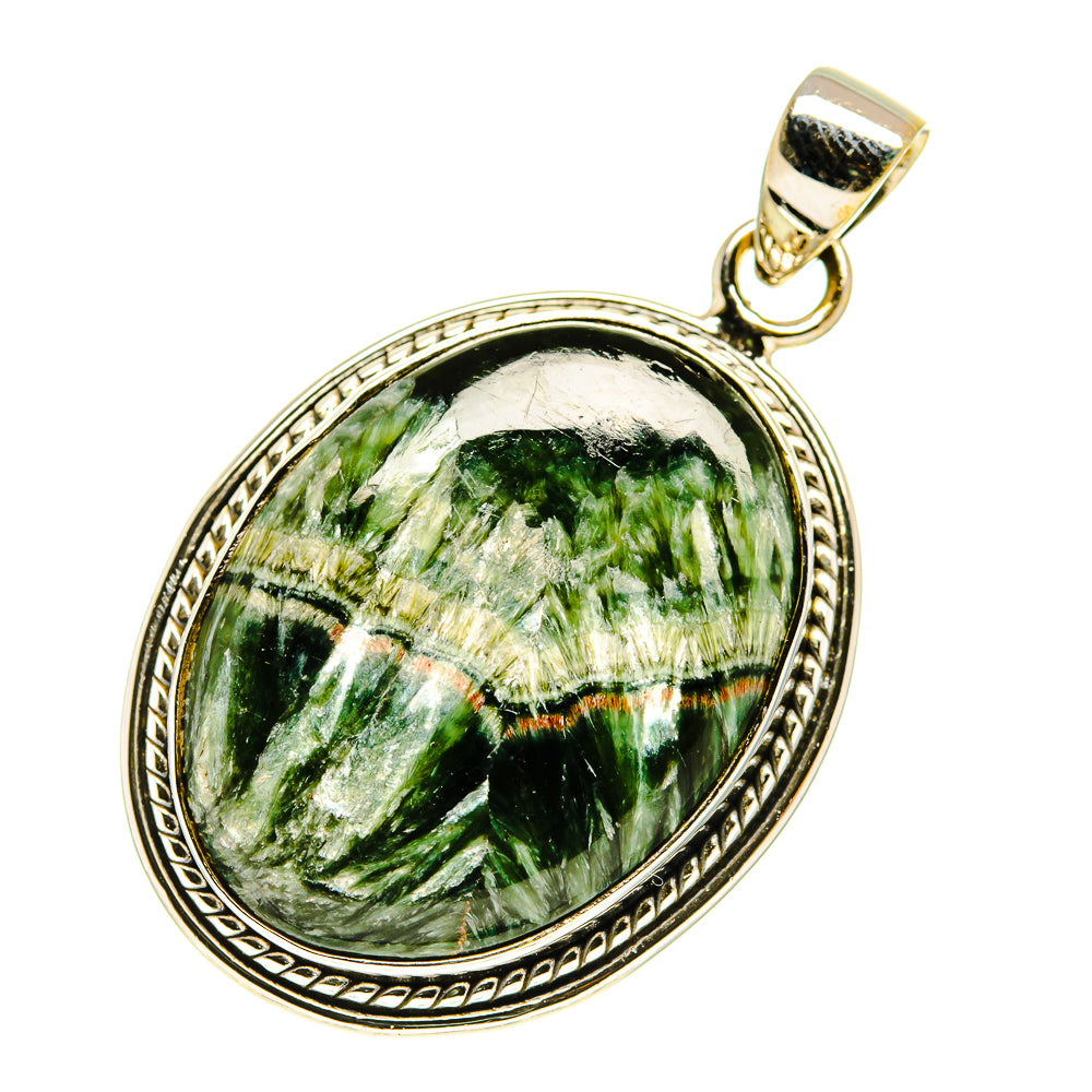 Seraphinite Pendants handcrafted by Anasilvercos - PD760804