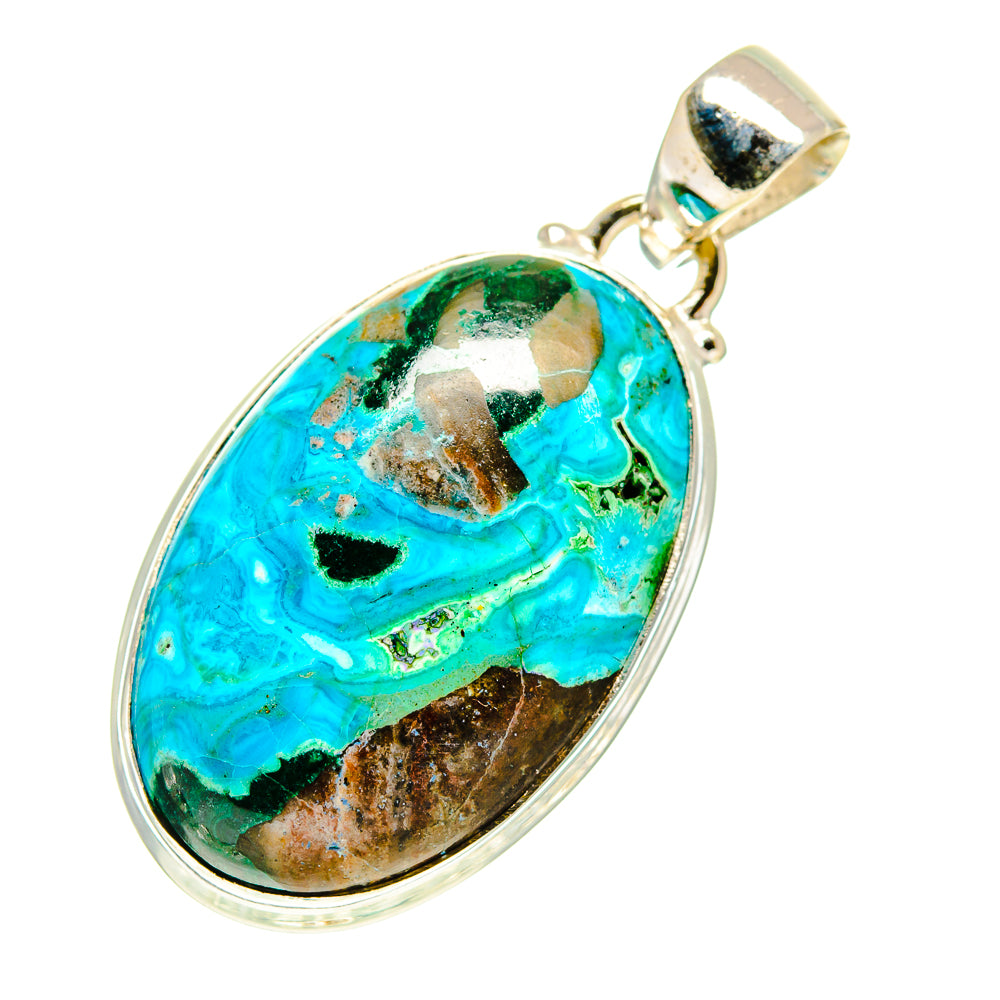 Chrysocolla Pendants handcrafted by Anasilvercos - PD760805