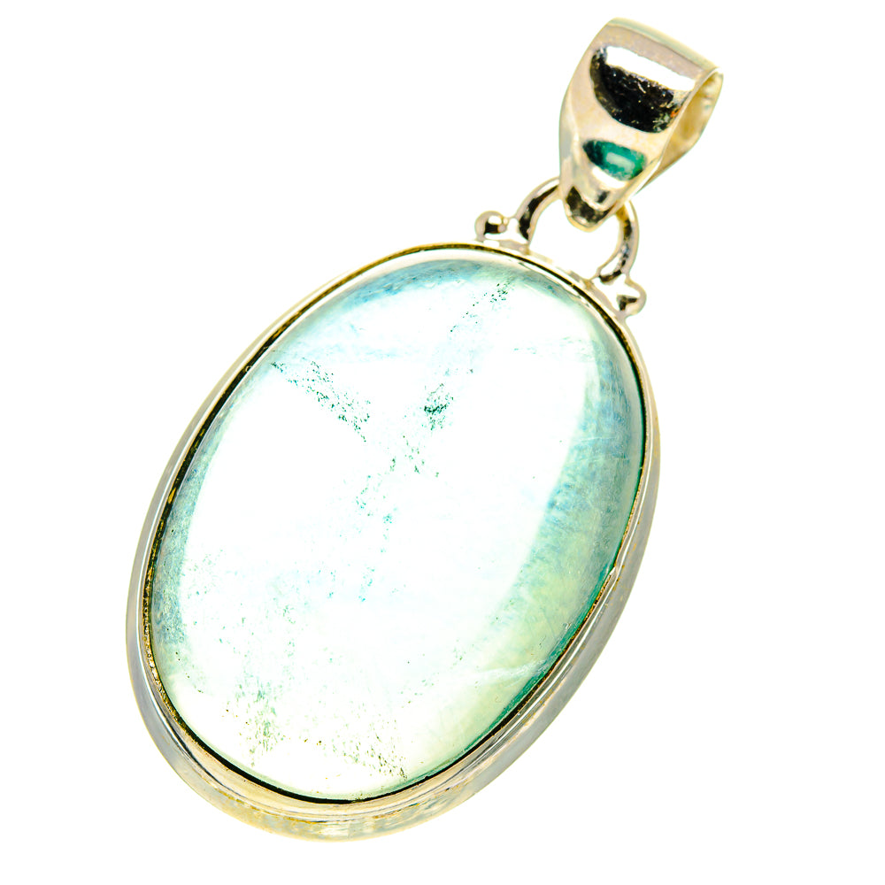 Blue Fluorite Pendants handcrafted by Anasilvercos - PD760813 - Photo 2