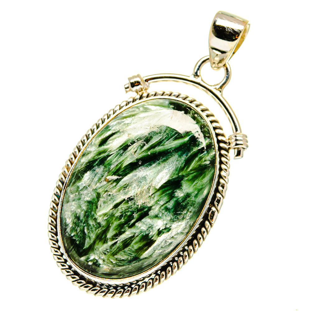Seraphinite Pendants handcrafted by Anasilvercos - PD760815