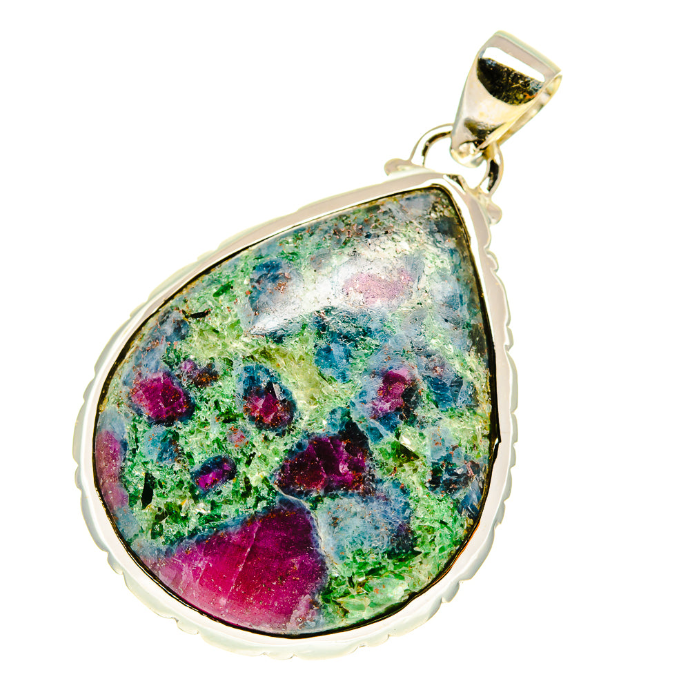 Ruby Fuchsite Pendants handcrafted by Anasilvercos - PD760822
