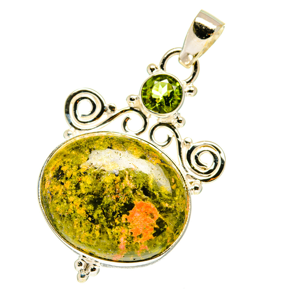 Unakite Pendants handcrafted by Anasilvercos - PD760848