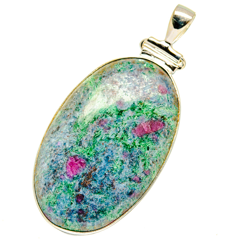 Ruby Fuchsite Pendants handcrafted by Anasilvercos - PD760854