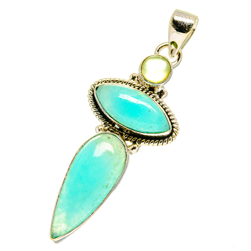Peruvian Opal Pendants handcrafted by Anasilvercos - PD760856