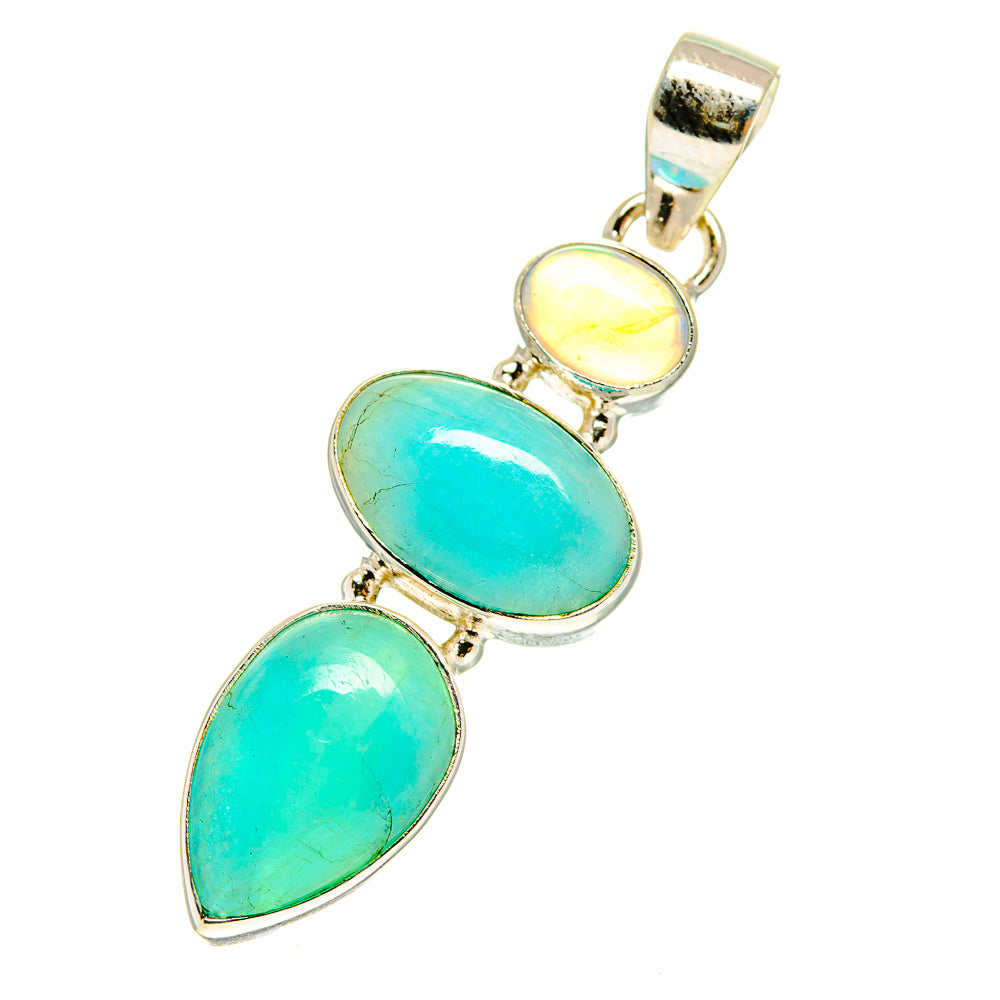 Larimar Pendants handcrafted by Anasilvercos - PD760857