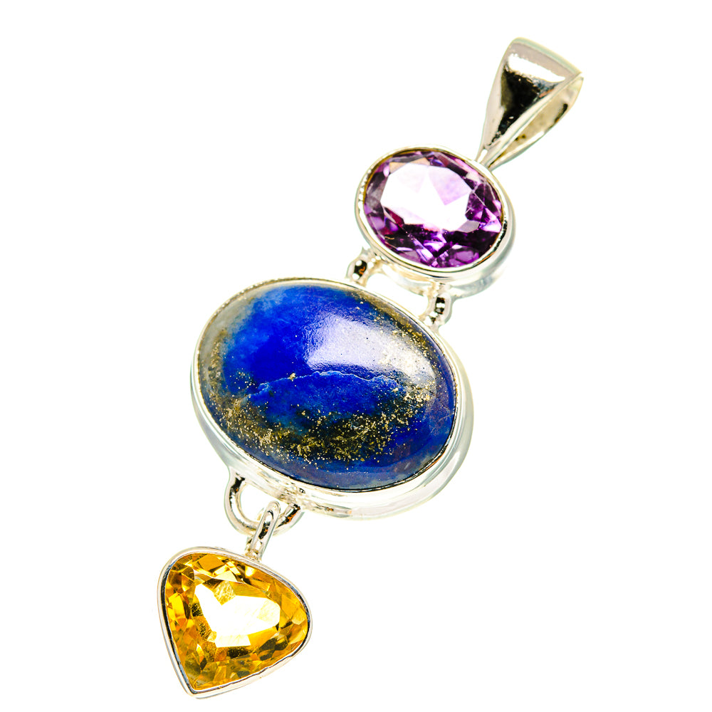 Lapis Lazuli Pendants handcrafted by Anasilvercos - PD760866