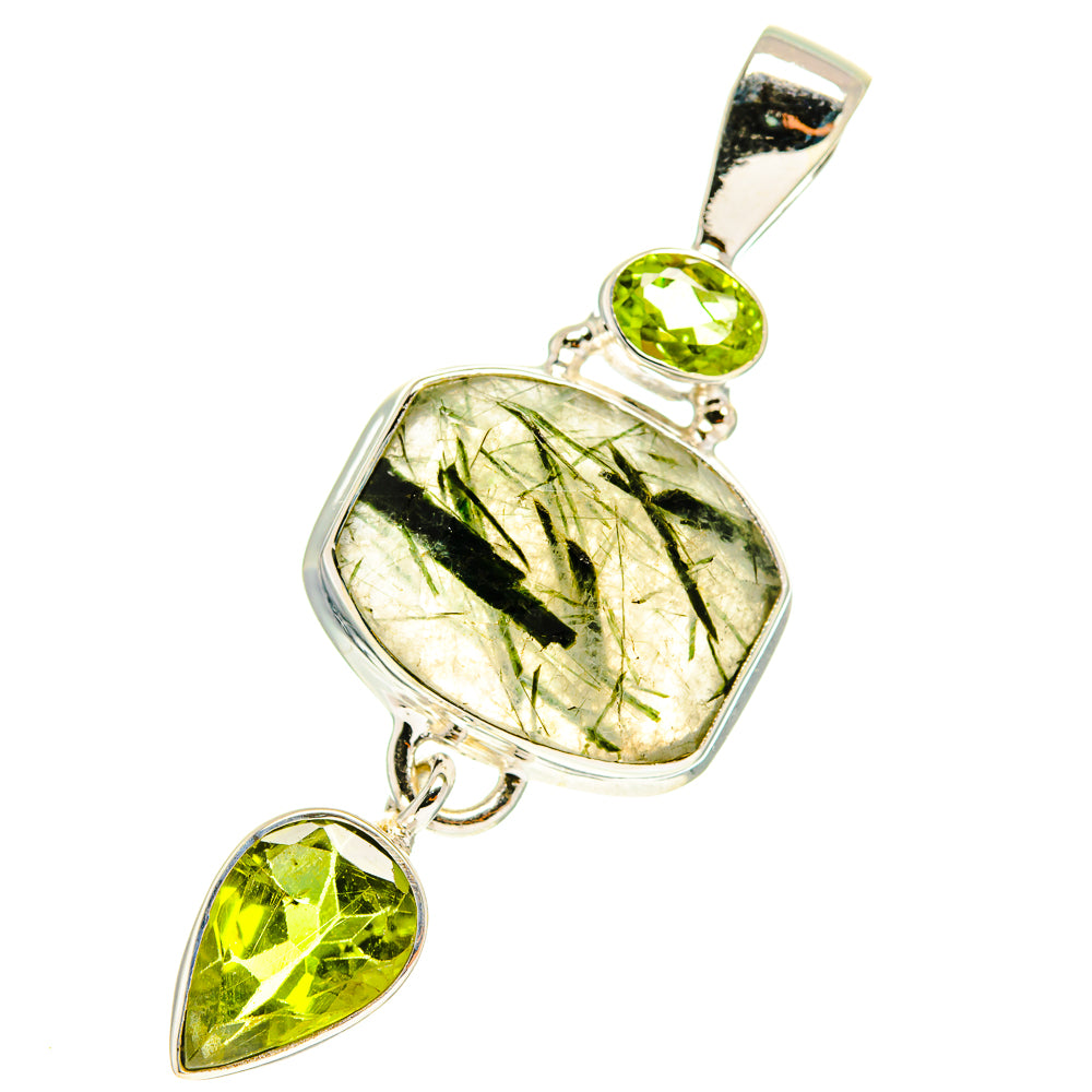 Tourmalinated Quartz Pendants handcrafted by Anasilvercos - PD760890