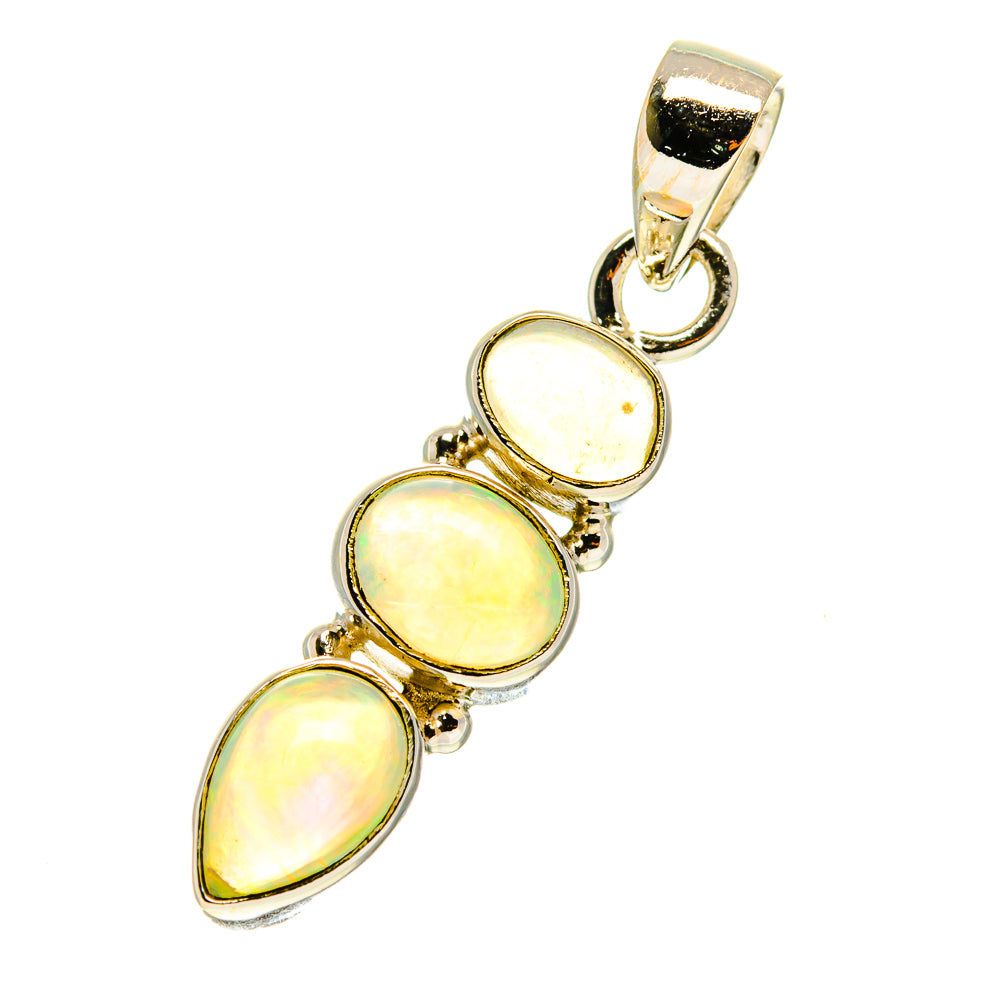 Ethiopian Opal Pendants handcrafted by Anasilvercos - PD760894