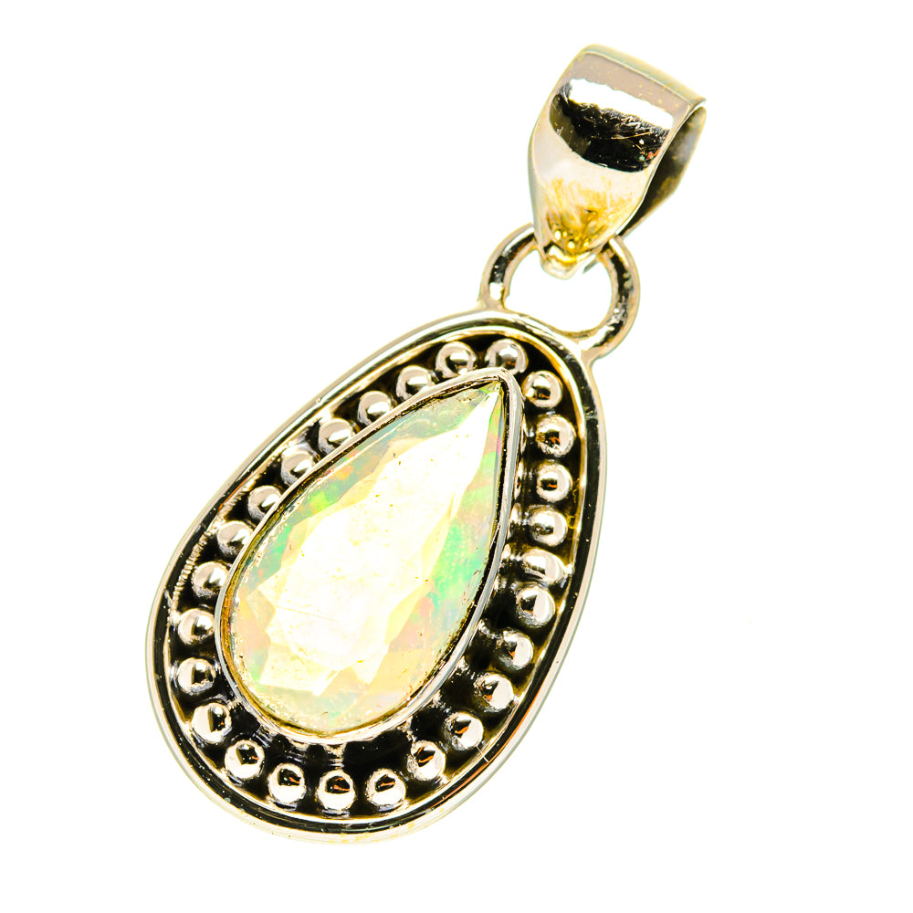 Ethiopian Opal Pendants handcrafted by Anasilvercos - PD760896