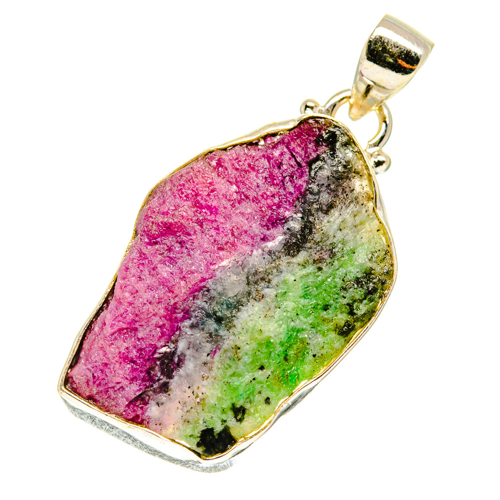 Ruby Zoisite Pendants handcrafted by Anasilvercos - PD760920
