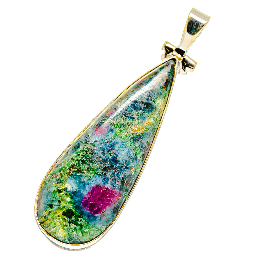 Ruby Fuchsite Pendants handcrafted by Anasilvercos - PD760928