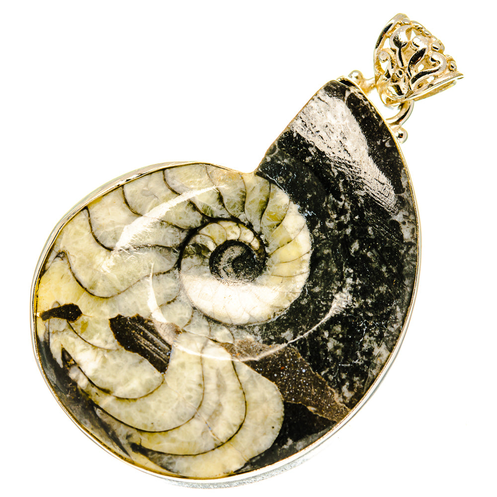 Orthoceras Fossil Pendants handcrafted by Anasilvercos - PD760930