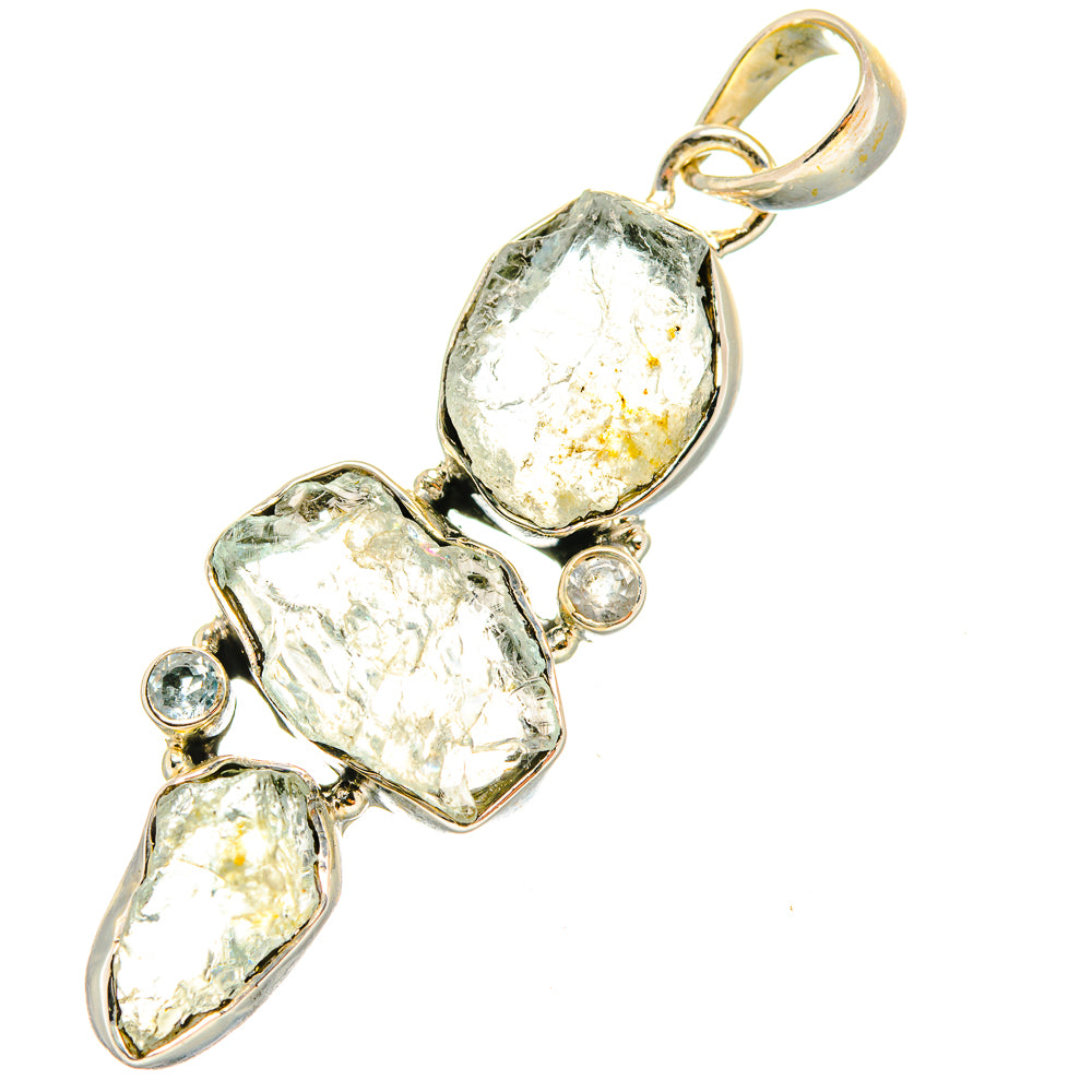 Aquamarine Pendants handcrafted by Anasilvercos - PD7620