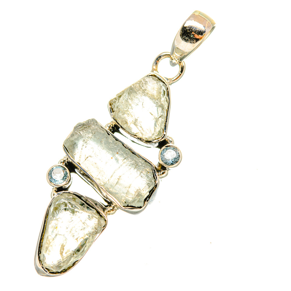 Aquamarine Pendants handcrafted by Anasilvercos - PD7621