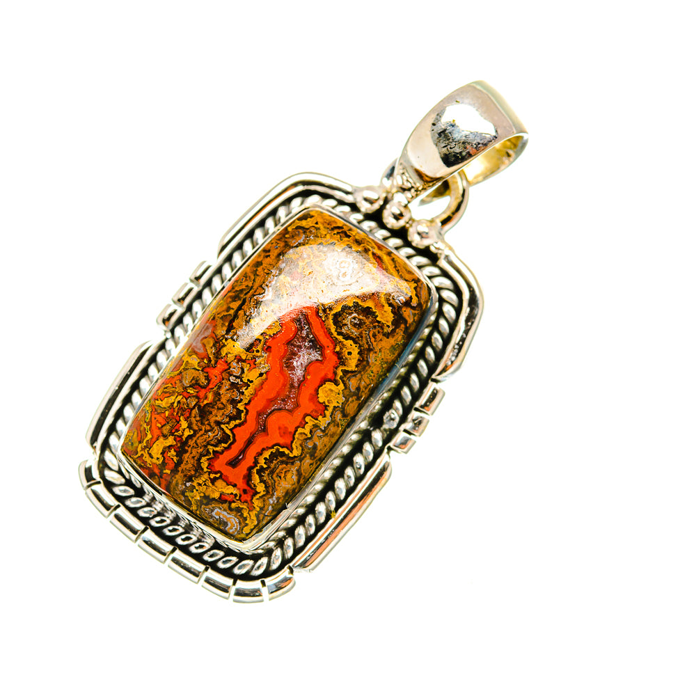 Moroccan Agate Pendants handcrafted by Anasilvercos - PD7627