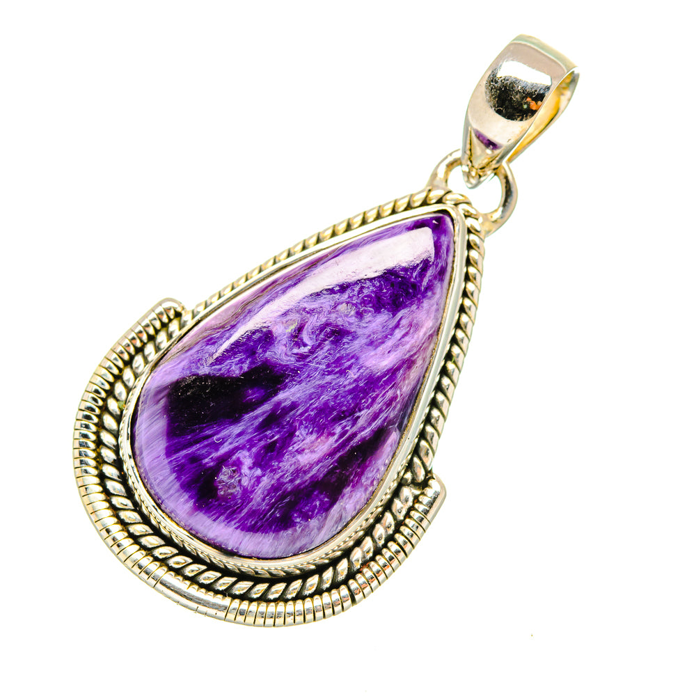 Charoite Pendants handcrafted by Anasilvercos - PD7664