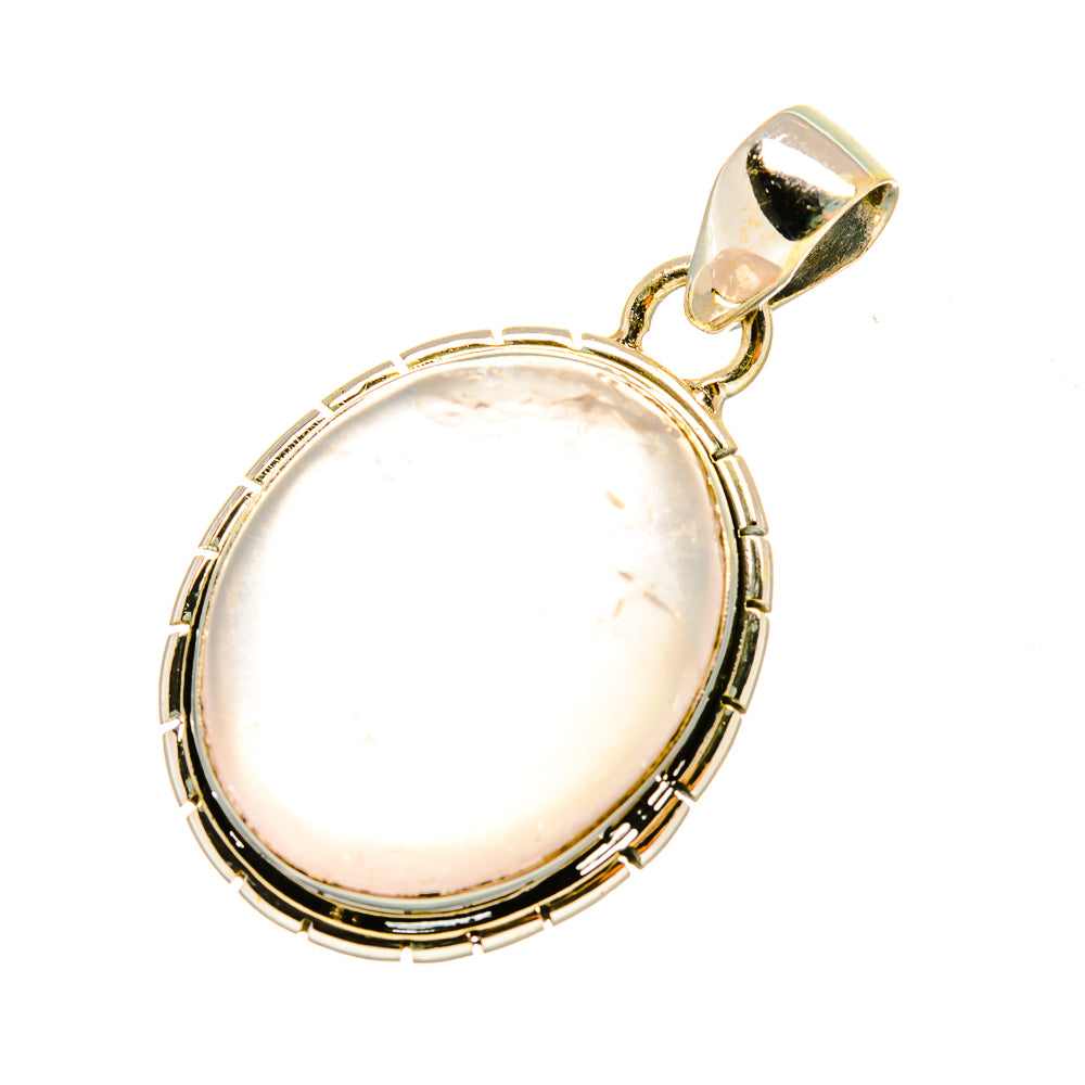 Rose Quartz Pendants handcrafted by Anasilvercos - PD7679